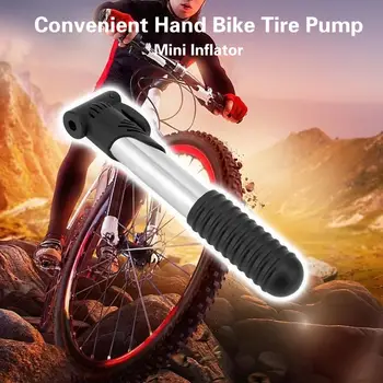 Портативный анодированный высокопрочный Удобный ручной насос для велосипедных шин, Аксессуары для велосипеда, насос для велосипедных шин, Воздушный насос для велосипеда