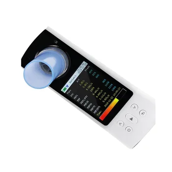 Портативный Цветной Дисплей Спирометра USB Медицинский Цифровой Прибор Для Спирометрии Тестер Функции Легких Анализатор Расходомер