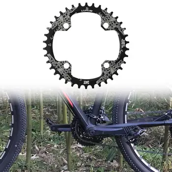 Практичное кольцо велосипедной цепи с односкоростным цепным колесом из алюминиевого сплава, износостойкое кольцо велосипедной цепи прочной круглой формы