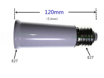 Преобразователь держателя лампы E27 120 мм E27 Удлинить основание лампы E27 удлинить держатель лампы E27 адаптер лампы
