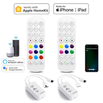 Приложение Apple homekit led dimmer dc12V RGB /RGBCCT пульт дистанционного управления для светодиодной ленты Siri Voice home kit работает с Alexa, Google Home