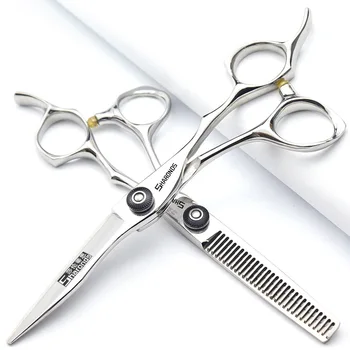 Профессиональные ножницы для стрижки волос 6-дюймовый парикмахерский нож Ножницы 440C Новые профессиональные парикмахерские ножницы Big Samurai