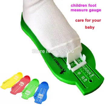 Профессиональный измерительный прибор для ног 0-20 см, инструмент для измерения детской обуви, измерительная лента для детской обуви