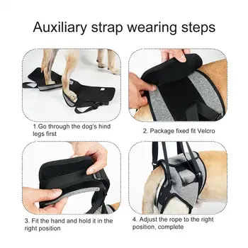 Прочная шлейка для облегчения боли при ходьбе, поддерживающая подъем собаки, шлейка для подъема собаки, удобная помощь при ходьбе