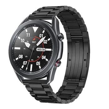 Ремешок для Samsung Galaxy Watch3 45 мм Титановый металлический ремешок для Galaxy Watch 46 мм Браслет Gear S3 Сменный ремешок для часов 22 мм