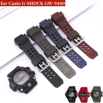 Ремешок из смолы для часов Casio G-SHOCK GW-9400, мягкий каучуковый ремешок, мужской Женский спортивный водонепроницаемый браслет, аксессуары для часов-браслетов