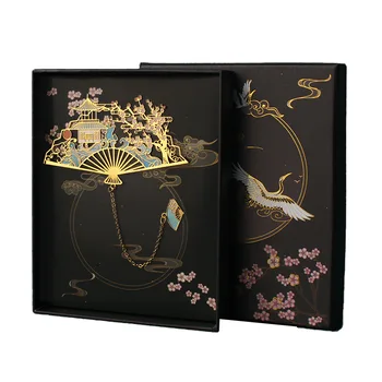 Ретро Классическая Выдалбливаемая Металлическая Закладка Искусство в китайском стиле Изысканный Небольшой Подарочный Сувенир Студенческий книжный шкаф в древнем стиле