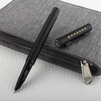 Роскошное качество 2051 черного цвета Бизнес-офисная авторучка Студенческие школьные канцелярские принадлежности Чернила Каллиграфическая ручка