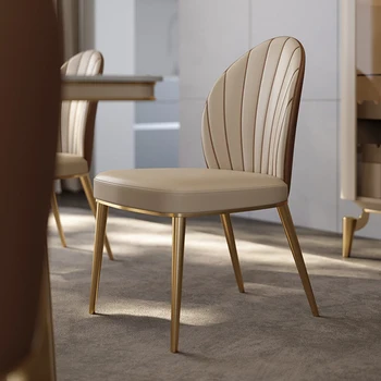 Роскошный обеденный стул в скандинавском стиле, современные металлические стулья для гостиной, Офисные Дизайнерские кресла для дома, Салонная мебель для интерьера