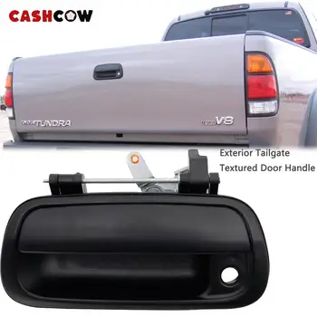 Ручка задней двери багажника CASHCOW Текстурированная Черная снаружи для Toyota Tundra 2000 2001 2002 2003-2006 69090- 0C030 69090-0C010