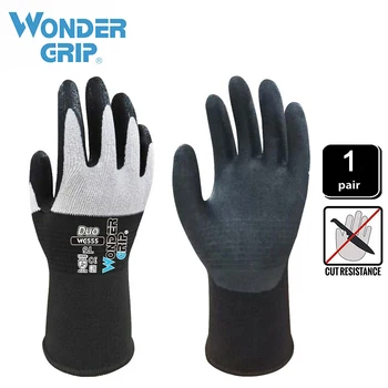 Садовые рабочие перчатки, нейлоновые микроволоконные Дышащие рабочие перчатки 15 калибра, рабочие перчатки мужские