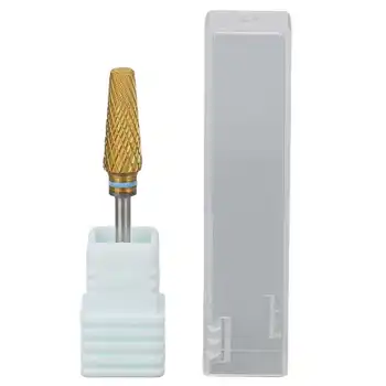 Сверла для ногтей 5 в 1 Пилочка для маникюра из вольфрамовой стали Для удаления битов с ящиком для хранения геля для ногтей