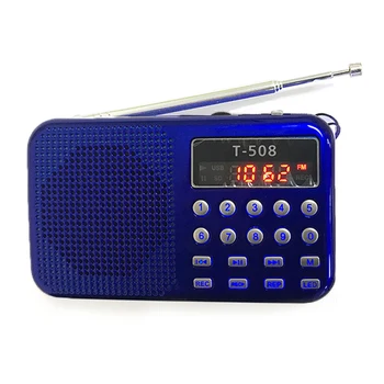 Светодиодный дисплей FM-радио Музыкальный динамик MP3 Музыкальный плеер Поддержка USB / TF / SD карты FM-радио для CD DVD телефона ноутбука компьютера
