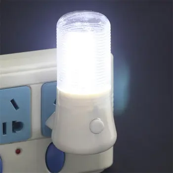 Светодиодный ночник Настенная розетка Прикроватная лампа US Plug AC 110-220 В Украшение дома Лампа для детской спальни