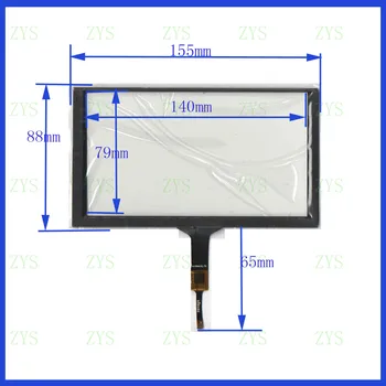 Сенсорный экран GT911 6,2-дюймовый дигитайзер 155 * 88, тип сварки, совместимый с GPS, автомобильный DVD, сенсорное стекло