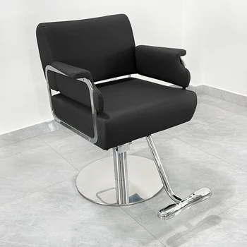 Скандинавские парикмахерские кресла из искусственной кожи для салонной мебели Кресло для парикмахерской Салона красоты Удобное профессиональное парикмахерское кресло