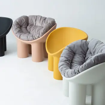 Скандинавский дизайнерский стул со слоновьей ножкой, одноместный диван, Ленивый Креативный стул для отдыха на открытом воздухе