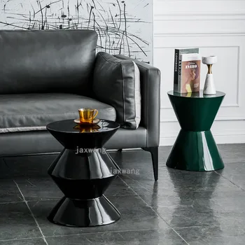 Современные круглые журнальные столики Журнальный столик в гостиной Небольшой квартиры, мебель для дома в скандинавском стиле, индивидуальный Роскошный диван, приставной столик