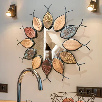 Современный креативный Дизайн декоративных зеркал Декоративное зеркало для гостиной Роскошное Неправильной формы Woondecoratie Decoration Home WZ50DM