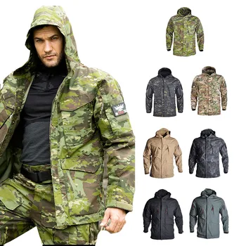 Спорт на открытом воздухе, Лесная охота, пальто для стрельбы, Тактическая боевая одежда, Зимняя уличная куртка M65