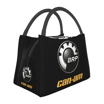 Сумки для ланча с логотипом BRP ATV Can Am с изоляцией для женщин, сменный термоохладитель, сумка для ланча на работу и пикник