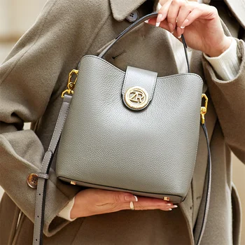 Сумки через плечо из натуральной кожи, роскошная женская модная сумка, Полностью кожаные Модные кошельки с верхней ручкой # WG385