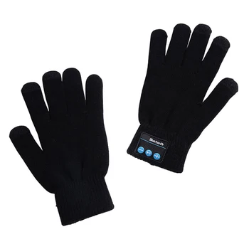 Теплые перчатки для телефона с сенсорным экраном, совместимые с Bluetooth, беспроводные Bluetooth-совместимые наушники, умные перчатки для улицы
