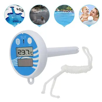 Термометр для бассейна с ЖК-цифровым дисплеем, легко читаемый для ванны и пруда