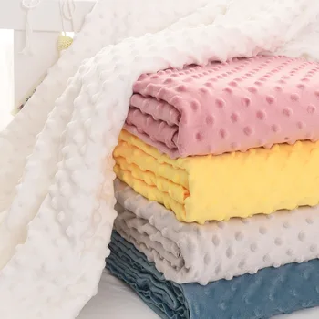 Ткань в мелкий горошек 5 размеров для пошива одежды 31 Цвет, супер мягкая плюшевая ткань, экологически чистый полиэстер, лоскутное одеяло ручной работы