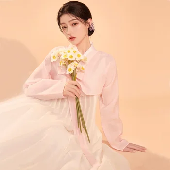 Традиционная Корейская одежда Женский Новый Корейский костюм принцессы Дворца Женское Свадебное платье Платье Ханбок Одежда для повседневных выступлений