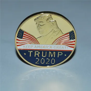 Трамп 2020 Сохранит Америку великой - монета президента США Дональда Трампа