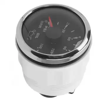 Указатель давления масла индикатор давления масла универсальный 52 мм/2,0 дюйма для инженерного оборудования для автомобилей, для двигателей