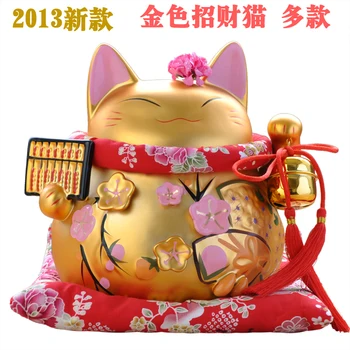 Украшения Lucky Cat керамическая большая открытая свинья подлинный японский подарок на золотую свадьбу Lucky Cat