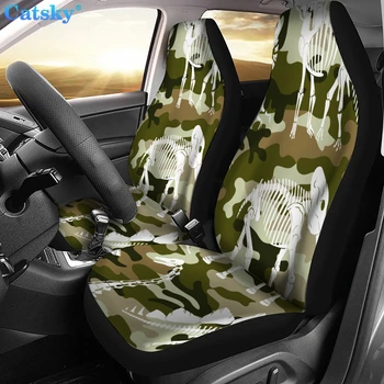 Универсальные чехлы для автомобильных сидений с 3D-камуфляжной печатью, автомобильный стайлинг, чехол для автокресла, защитный чехол для автокресла, аксессуары для интерьера