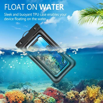 Универсальный водонепроницаемый чехол для телефона 6 дюймов, водонепроницаемая сумка, чехол для мобильного телефона для iPhone 12 11 Pro Max 8 7 Huawei Xiaomi Redmi Samsung