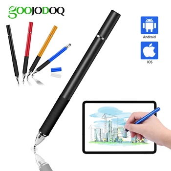 Универсальный стилус, GOOJODOQ 2 в 1 Ручка с сенсорным экраном для всех iPad Pencil iPhone Huawei Stylus Android Xiaomi для Apple Pencil