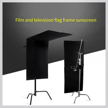 Фотография большая черная рамка для доски с флагом фоновая ткань для портрета 75 *188 см черный