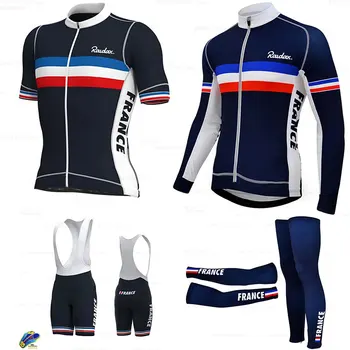 Франция, Ретро Велосипедная одежда 2022, Мужская летняя быстросохнущая велосипедная майка, Короткий комплект, Дышащая одежда для триатлона и горных велосипедов