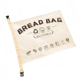 Хлебные пакеты для домашнего хлеба Многоразовый хлебный пакет из органического хлопка с сохраняющим свежесть льняным багетным пакетом для выпечки