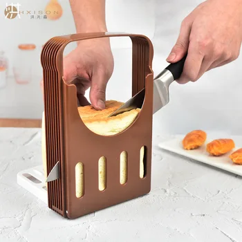 Хлеборезка тост-слайсер складной слайсер цветная коробка инструмент для выпечки резак