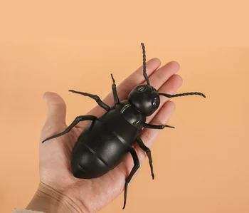 Шутка игрушка пульт дистанционного управления животное светодиодный свет радиоуправляемый насекомых Муравей таракан электронный робот паук животное модель игрушка шалость трюк игрушка подарок