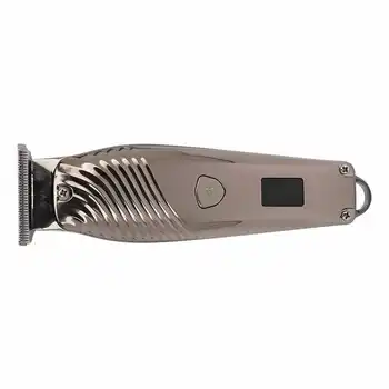 Электрическая машинка для стрижки волос Tondeuse Cheveux со светодиодным дисплеем, перезаряжаемая через USB, водонепроницаемая, бесшумная, эргономичная Электрическая машинка для стрижки волос для мужчин