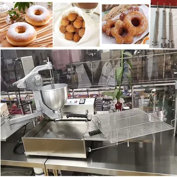 Электрический Производитель Пончиков Автоматическая Машина Для Приготовления Пончиков с цветочным кругом Сферические формы Фритюрница Botti Donut Making Machine