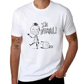 Я нормальный! Футболка, спортивная рубашка, футболка, одежда kawaii, индивидуальные футболки, мужские футболки с коротким рукавом