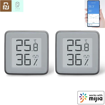 Youpin MMC Термометр-Гигрометр Bluetooth E-Ink Экран Смарт-Связь Магнит Гигротермограф Сенсор Работает Для приложения Mihome